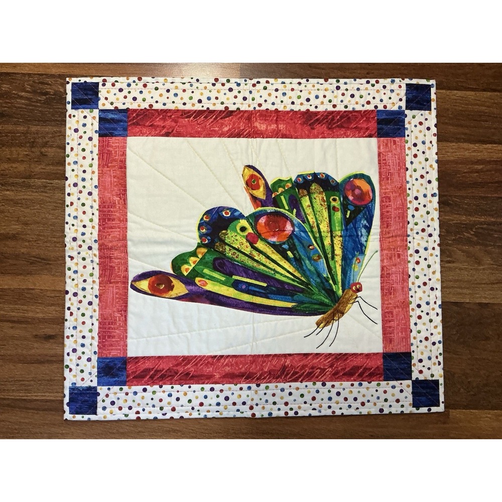 Handmade ERIC CARLE Mini Quilt Wall Hanging